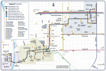 Sun Link Streetcar Map